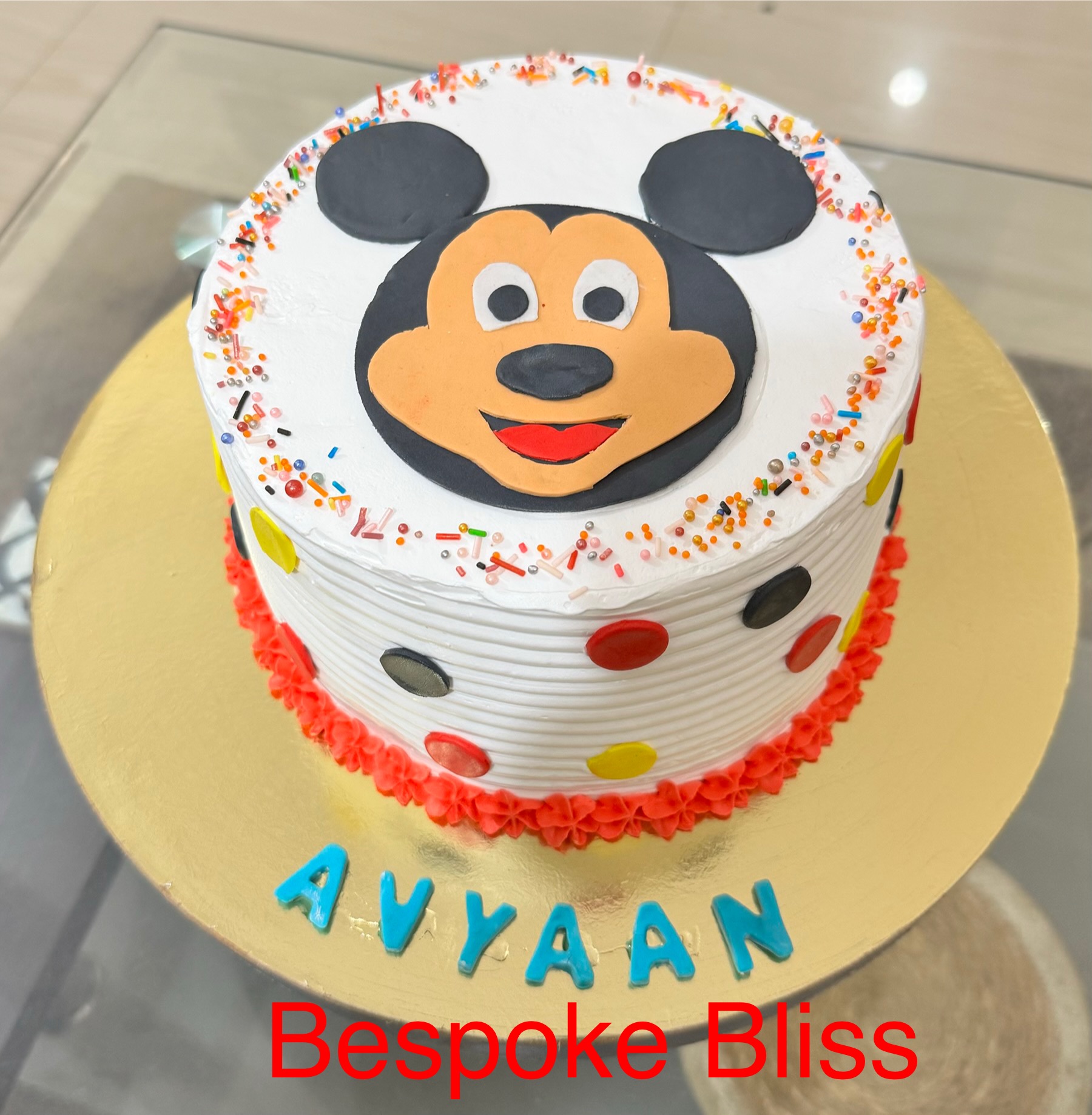 Mickey Mouse Design Cake