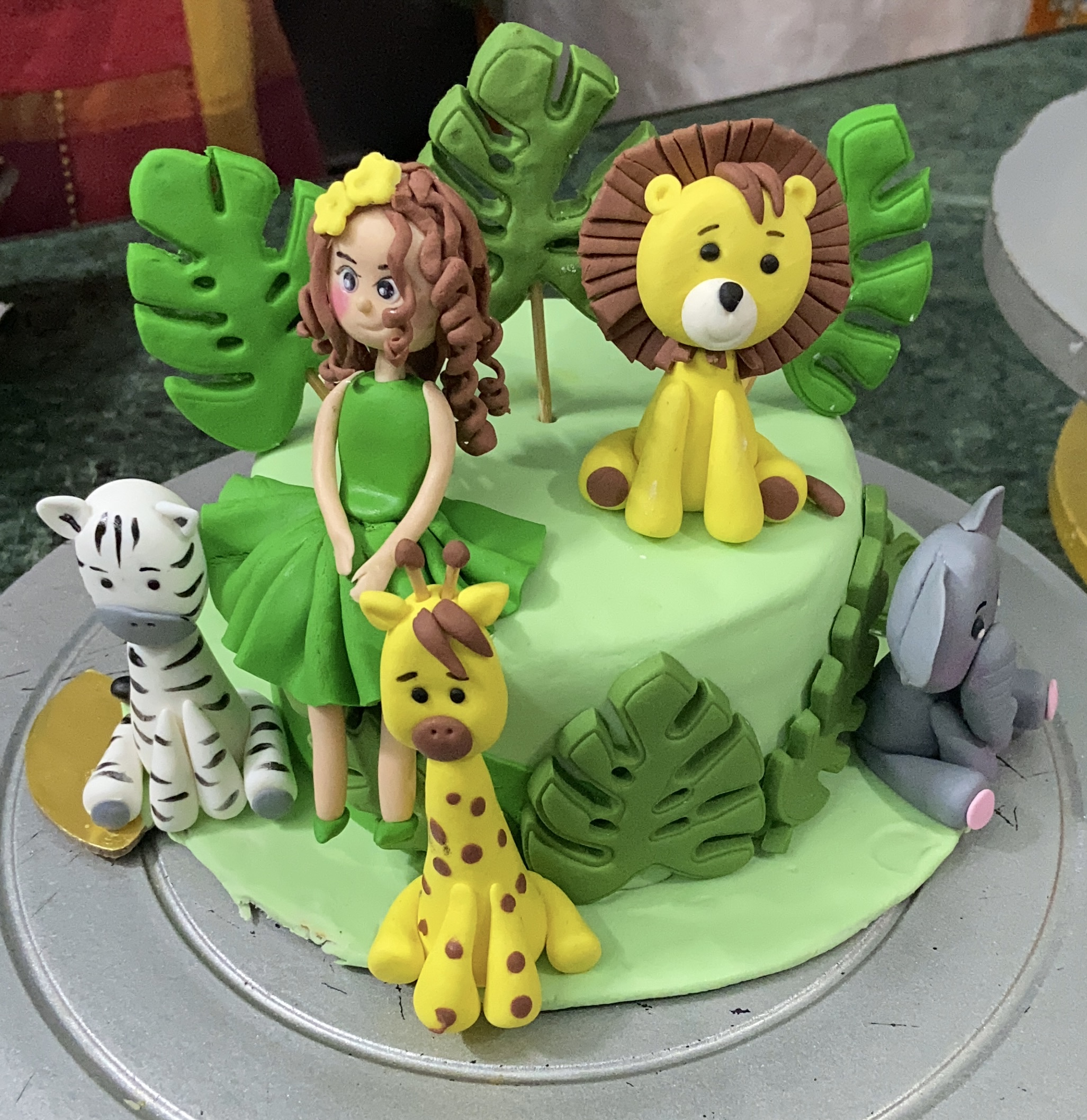Jungle Theme Cake